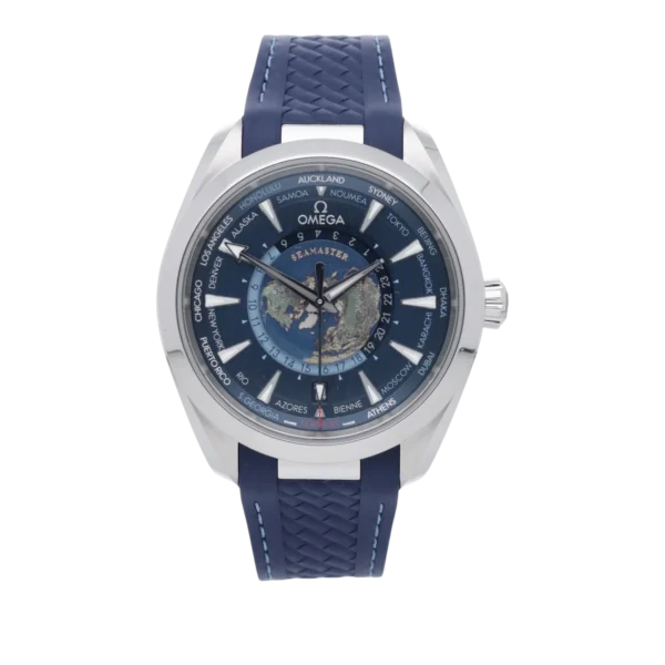 Omega Seamaster Aqua Terra 150M GMT Weltzeituhr – Bild 5