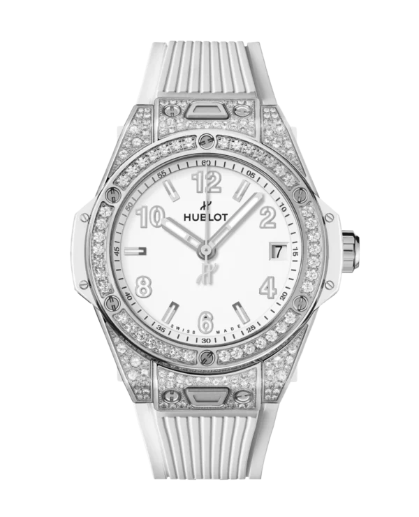 Hublot Big Bang One Click Steel White Pavé
