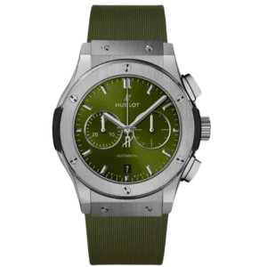 Hublot Classic Fusion Chronograph Titan Grün