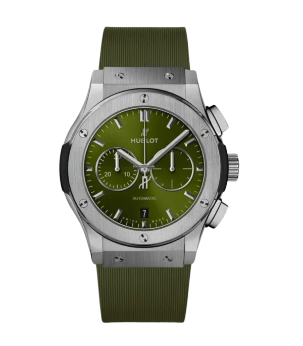 Hublot Classic Fusion Chronograph Titan Grün