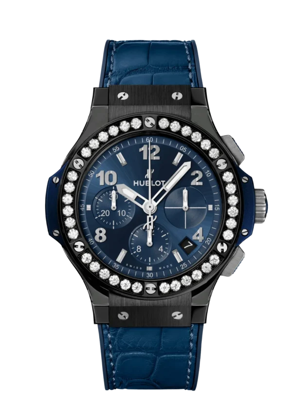Hublot Big Bang Keramik Blaue Diamanten