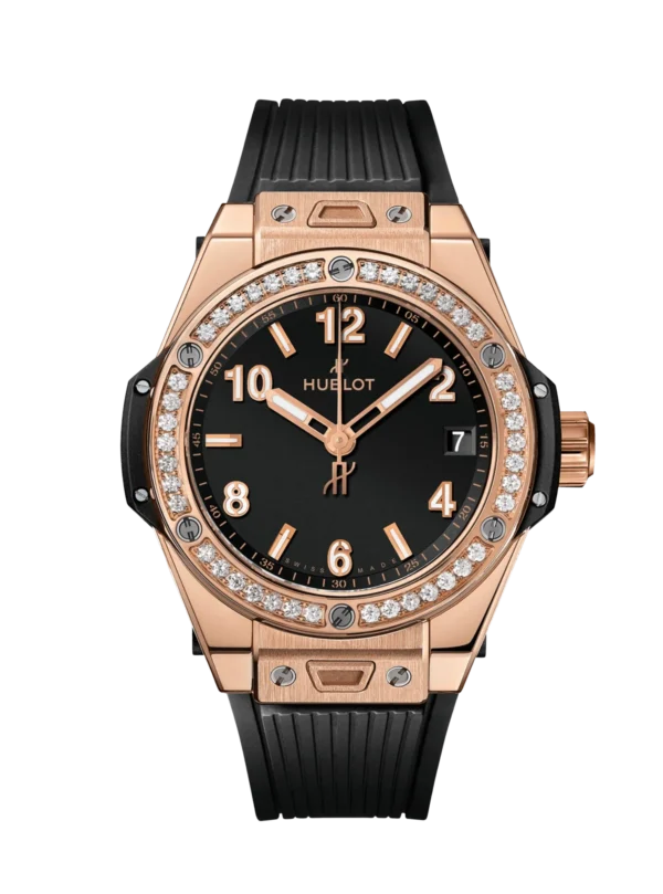 Hublot Big Bang Ein Klick König Gold Diamanten