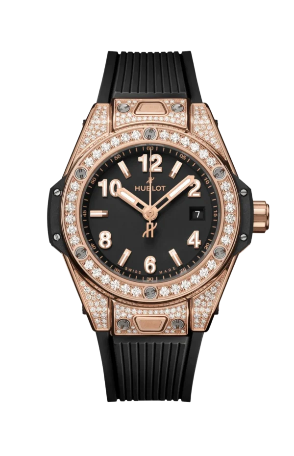 Hublot Big Bang Ein Klick König Gold Pavé